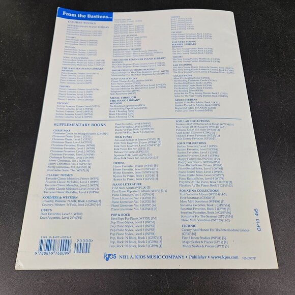 GWM Piano Lesson Sheet Music Literature Books Vol 2 -5 Lot 4 Beginner Intermedia - Picture 8 of 12